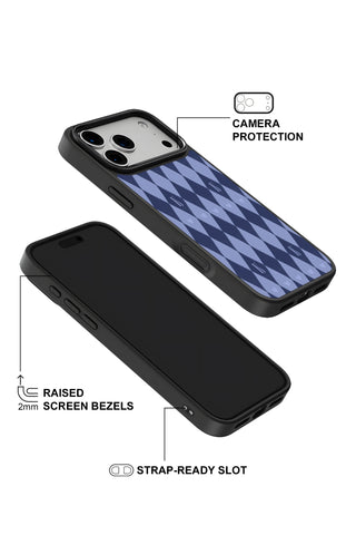 Raised camera bezel protection on personalized iPhone case by MultiCustomize