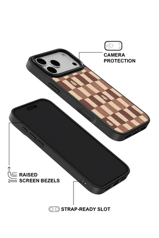 Raised camera bezel protection on personalized iPhone case by MultiCustomize