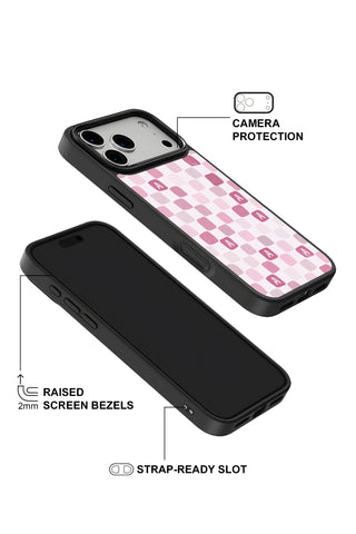 Raised camera bezel protection on personalized iPhone case by MultiCustomize