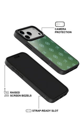 Raised camera bezel protection on personalized iPhone case by MultiCustomize