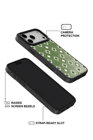 Raised camera bezel protection on personalized iPhone case by MultiCustomize