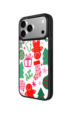 Side view and button details of custom monogram iPhone case by MultiCustomize
