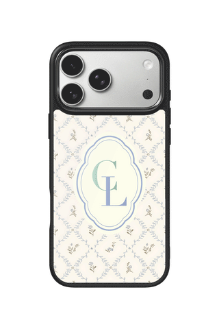 Custom Monogram iPhone 17 Pro Max Case, Countryside Bloom Design by MultiCustomize