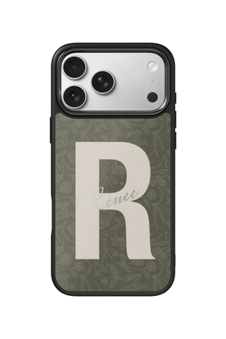 Custom Monogram iPhone 17 Pro Max Case, Forest Aesthetic Design by MultiCustomize