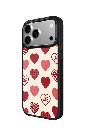 Side view and button details of custom monogram iPhone case by MultiCustomize