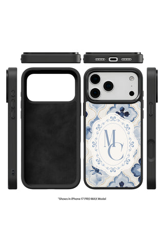 Exploded view showing multi-layer protection and MagSafe ring of custom iPhone case by MultiCustomize