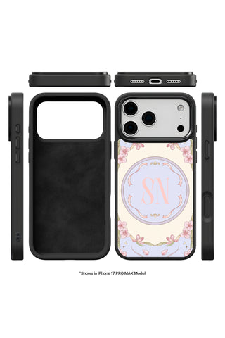 Exploded view showing multi-layer protection and MagSafe ring of custom iPhone case by MultiCustomize