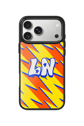 Custom Monogram iPhone 18 Pro Max Case, citrus voltage Design by MultiCustomize