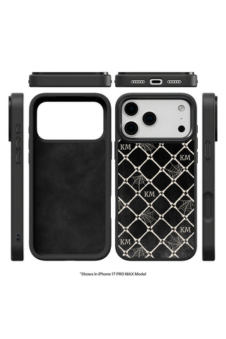 Exploded view showing multi-layer protection and MagSafe ring of custom iPhone case by MultiCustomize