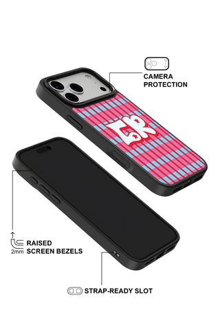 Raised camera bezel protection on personalized iPhone case by MultiCustomize