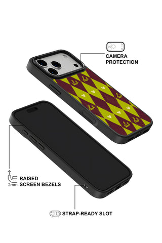 Raised camera bezel protection on personalized iPhone case by MultiCustomize