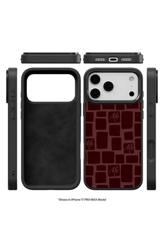 Exploded view showing multi-layer protection and MagSafe ring of custom iPhone case by MultiCustomize