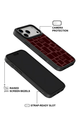 Raised camera bezel protection on personalized iPhone case by MultiCustomize