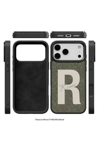 Exploded view showing multi-layer protection and MagSafe ring of custom iPhone case by MultiCustomize