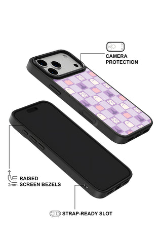 Raised camera bezel protection on personalized iPhone case by MultiCustomize