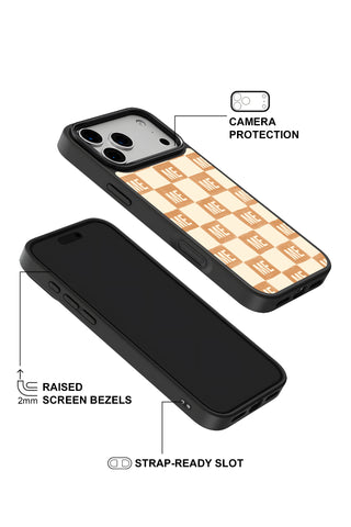 Raised camera bezel protection on personalized iPhone case by MultiCustomize