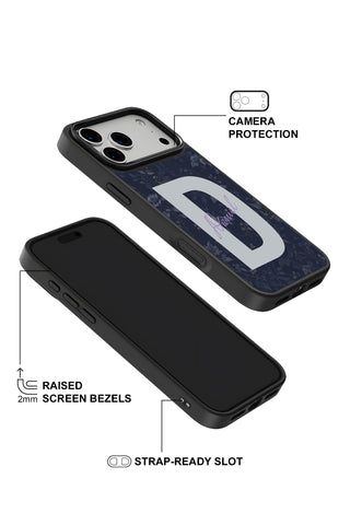 Raised camera bezel protection on personalized iPhone case by MultiCustomize