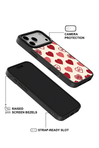 Raised camera bezel protection on personalized iPhone case by MultiCustomize