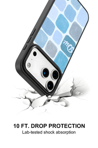 10ft drop protection and shock absorption of custom iPhone case by MultiCustomize