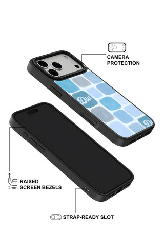 Raised camera bezel protection on personalized iPhone case by MultiCustomize