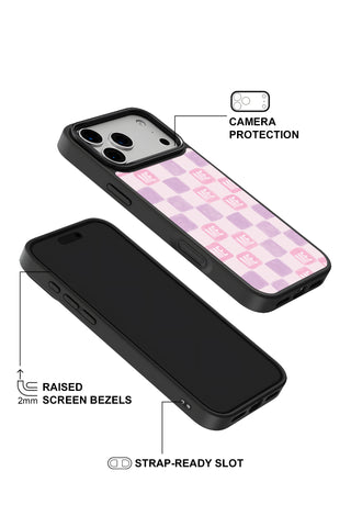 Raised camera bezel protection on personalized iPhone case by MultiCustomize