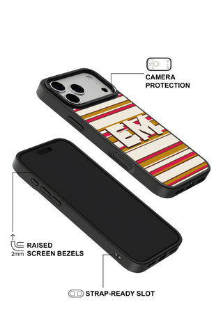 Raised camera bezel protection on personalized iPhone case by MultiCustomize