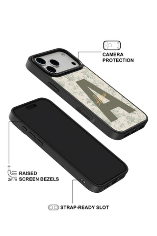 Raised camera bezel protection on personalized iPhone case by MultiCustomize