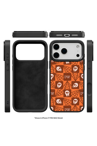 Exploded view showing multi-layer protection and MagSafe ring of custom iPhone case by MultiCustomize