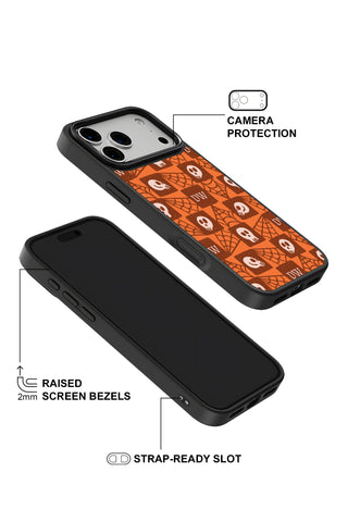 Raised camera bezel protection on personalized iPhone case by MultiCustomize