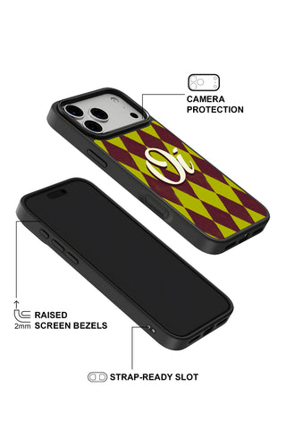 Raised camera bezel protection on personalized iPhone case by MultiCustomize