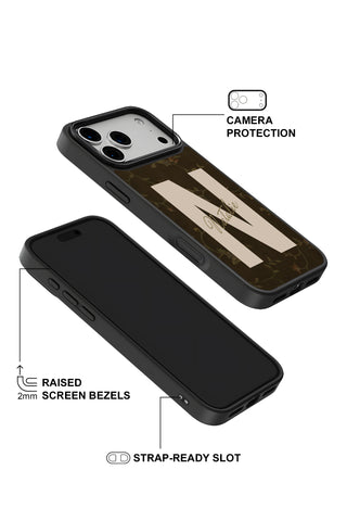 Raised camera bezel protection on personalized iPhone case by MultiCustomize
