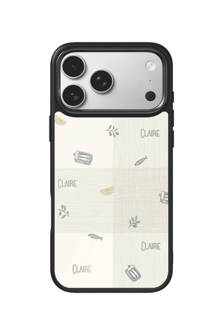 Custom Name iPhone 17 Pro Max Case, Pantry Patchwork Design by MultiCustomize