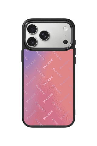 Custom Name iPhone 17 Pro Max Case, Sunset Signature Design by MultiCustomize
