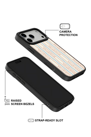 Raised camera bezel protection on personalized iPhone case by MultiCustomize