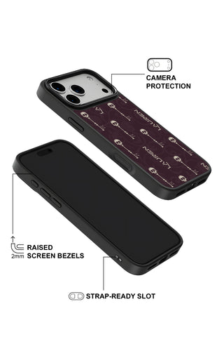 Raised camera bezel protection on personalized iPhone case by MultiCustomize