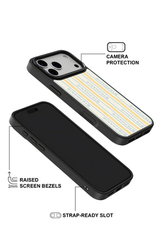 Raised camera bezel protection on personalized iPhone case by MultiCustomize