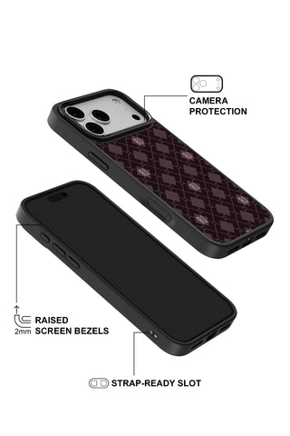 Raised camera bezel protection on personalized iPhone case by MultiCustomize