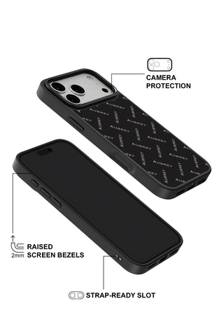 Raised camera bezel protection on personalized iPhone case by MultiCustomize