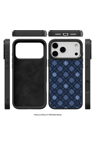 Exploded view showing multi-layer protection and MagSafe ring of custom iPhone case by MultiCustomize