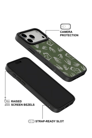 Raised camera bezel protection on personalized iPhone case by MultiCustomize