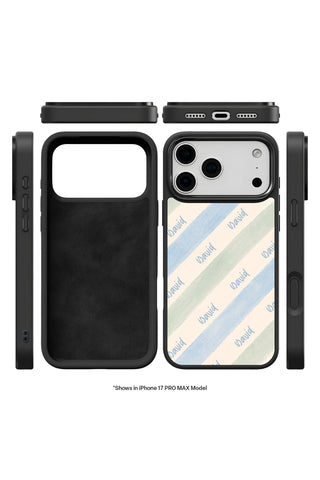 Exploded view showing multi-layer protection and MagSafe ring of custom iPhone case by MultiCustomize