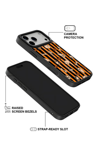 Raised camera bezel protection on personalized iPhone case by MultiCustomize