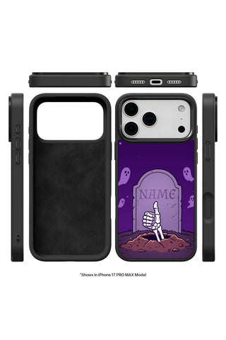 Exploded view showing multi-layer protection and MagSafe ring of custom iPhone case by MultiCustomize