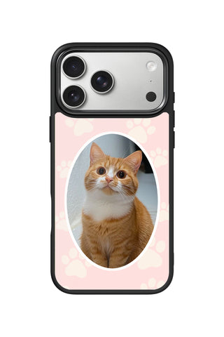 Custom Photo iPhone 17 Pro Max Case, Memory Paw Design by MultiCustomize