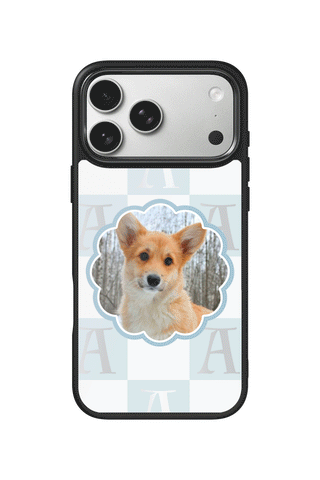 Custom /Photo iPhone 17 Pro Max Case, Preppy Checker Design by MultiCustomize