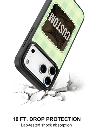 10ft drop protection and shock absorption of custom iPhone case by MultiCustomize