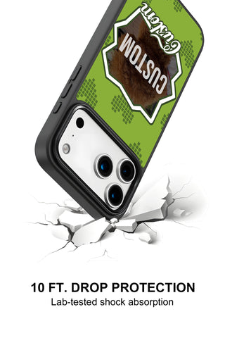 10ft drop protection and shock absorption of custom iPhone case by MultiCustomize