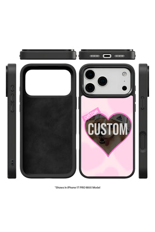Exploded view showing multi-layer protection and MagSafe ring of custom iPhone case by MultiCustomize