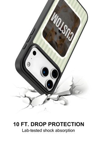 10ft drop protection and shock absorption of custom iPhone case by MultiCustomize
