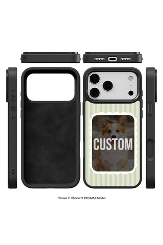 Exploded view showing multi-layer protection and MagSafe ring of custom iPhone case by MultiCustomize